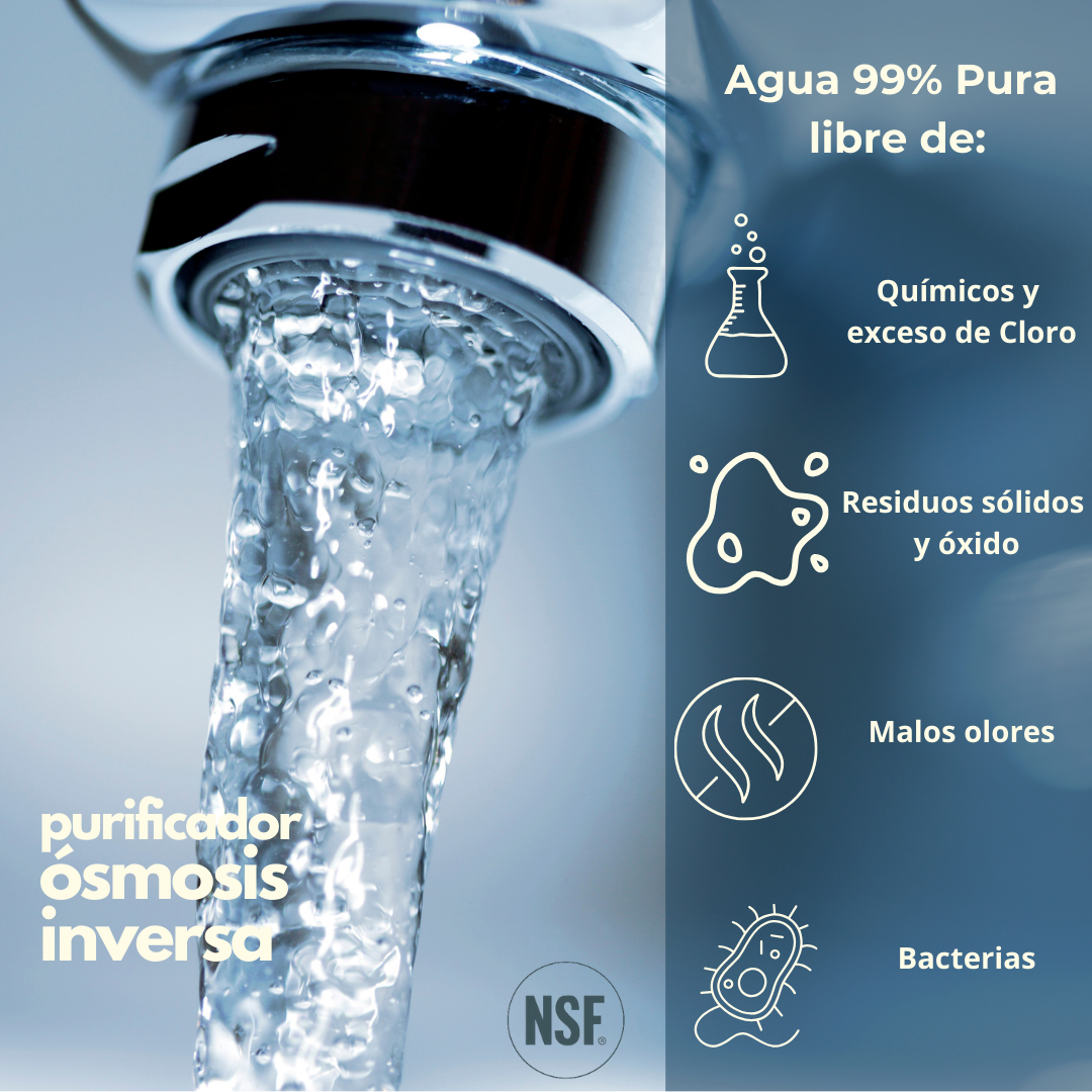 Sistema Purificador de Agua con Osmosis Inversa GRO-2550 Pentair