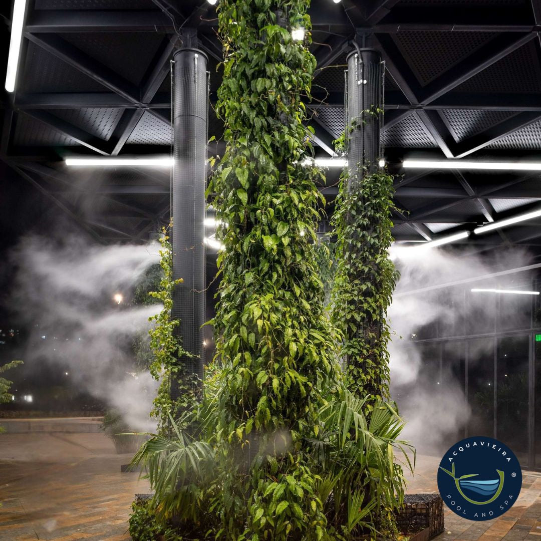 Riego niebla automatizado