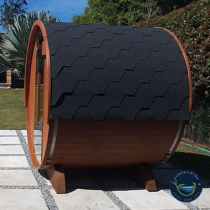 Sauna Barril de Madera – Diseño Finlandés para Exteriores